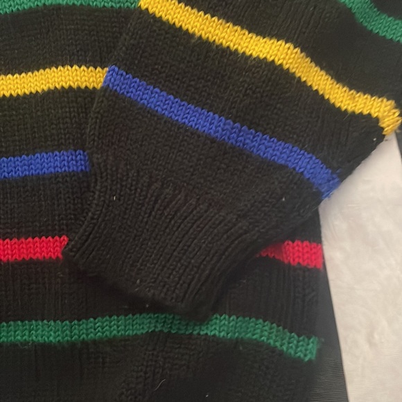 Pronto Moda Sz M Multicolored Stripe Boxy Crewneck Sweater - Picture 6 of 9